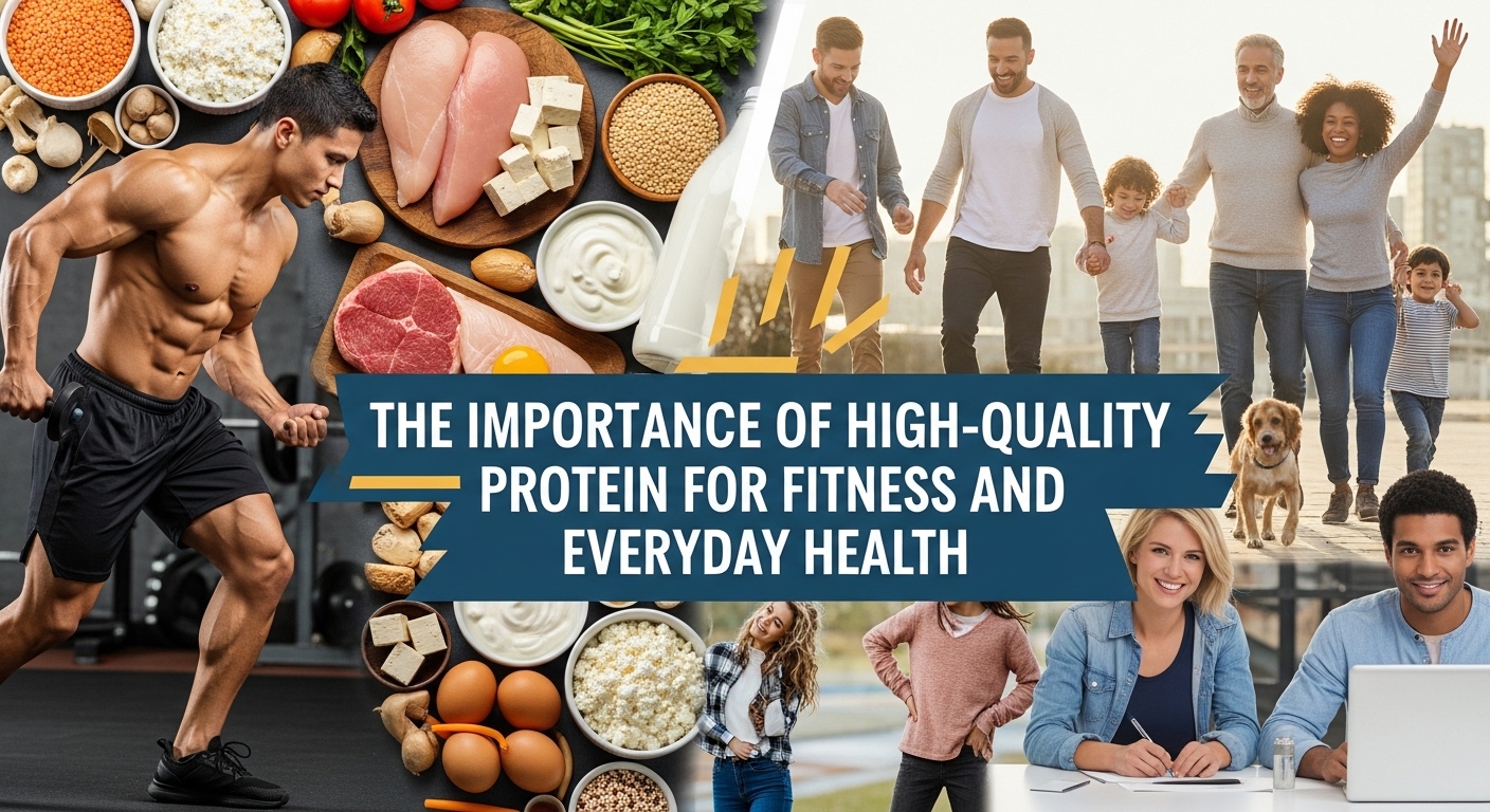 The Importance of High-Quality Protein for Fitness and Everyday Health