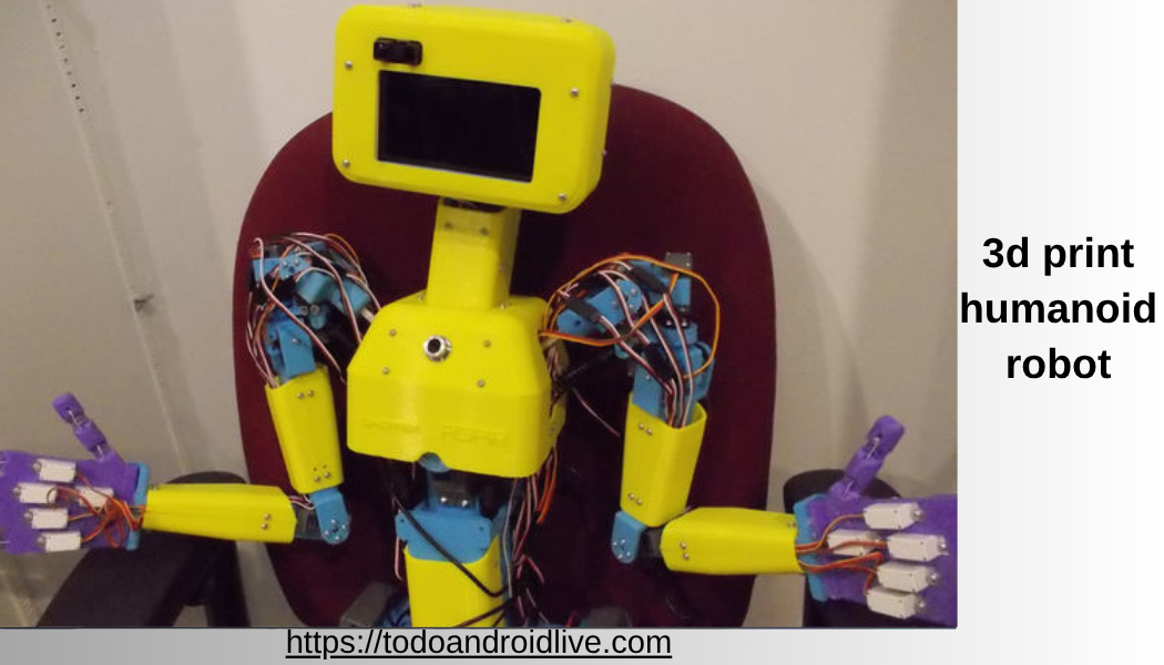 3d print humanoid robot