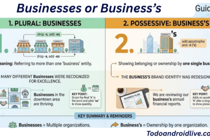 Businesses or Business’s