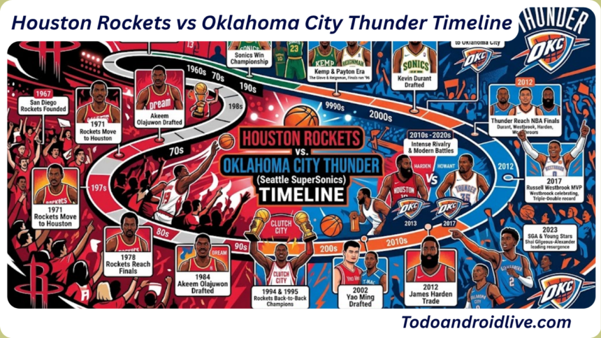 Houston Rockets vs Oklahoma City Thunder Timeline