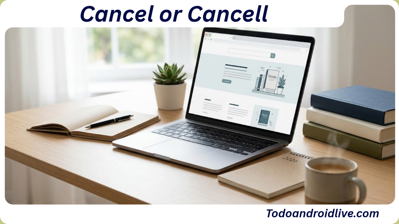 Cancel or Cancell